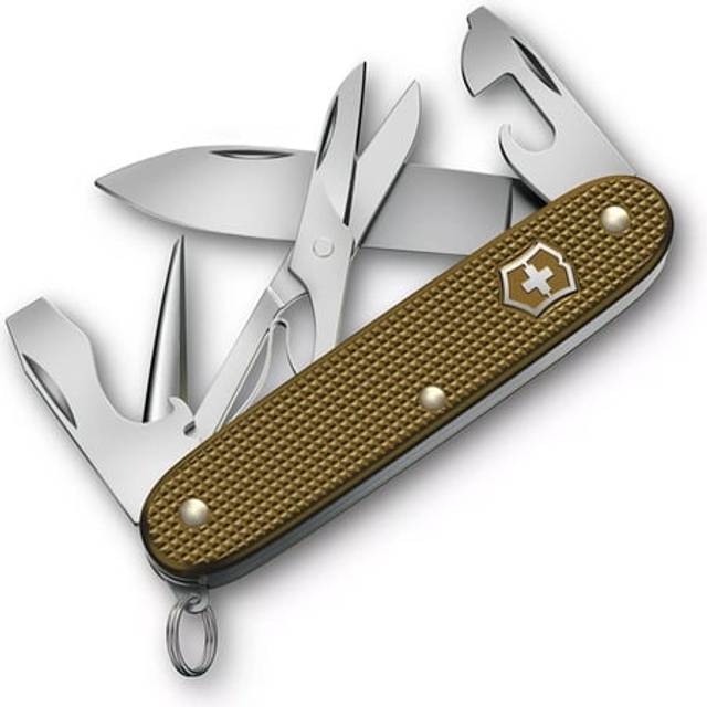 Canivete Pioneer X Alox Terra - com 9 funções - Cabo de Aluminio - Marrom - 0.8231.l24