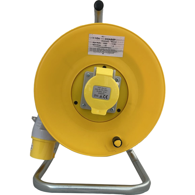 Connexion Electrical 110V Cable Reel 20m 4.00mm 32A
