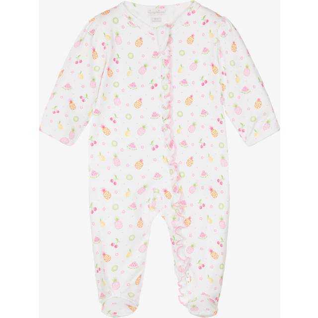 Kissy Kissy Girls White Pima Cotton Fruit Fiesta Babygrow - Newborn