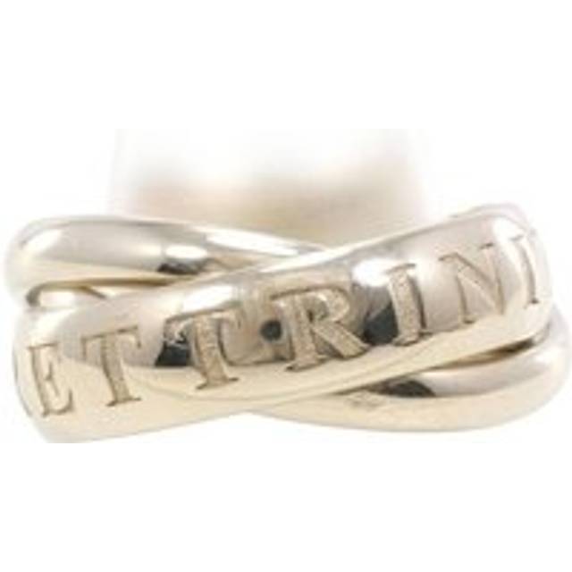 Womens Preloved Trinity Ring Threeband Ring Wo - Silver - Grey - One Size