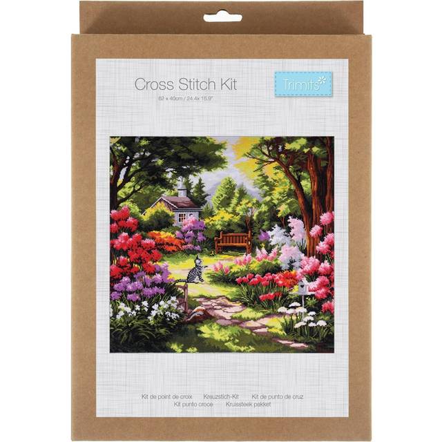 Garden Cross Stitch Kit - Multicolor