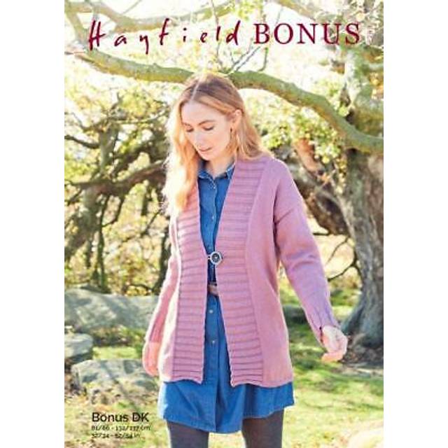 Sirdar knitting pattern - hayfield bonus dk, jacket 8289