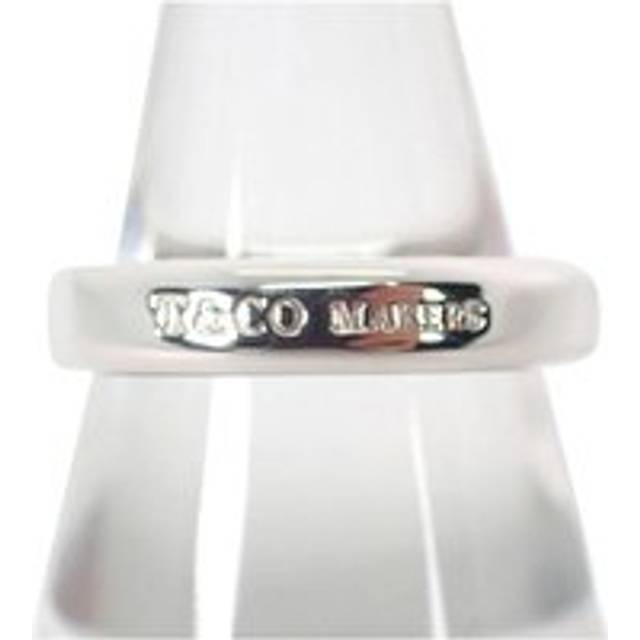 Womens Preloved Classic Band Ring Sterling Silver Wo - Grey - One Size