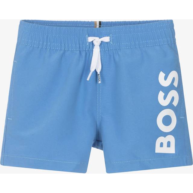 BOSS Badshorts - Blå m. Vit - BOSS - 12 mån - Badkläder