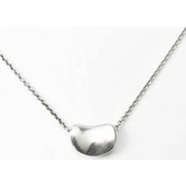 Womens Preloved Bean Necklace 16 Sterling Silver Wo - Grey - One Size