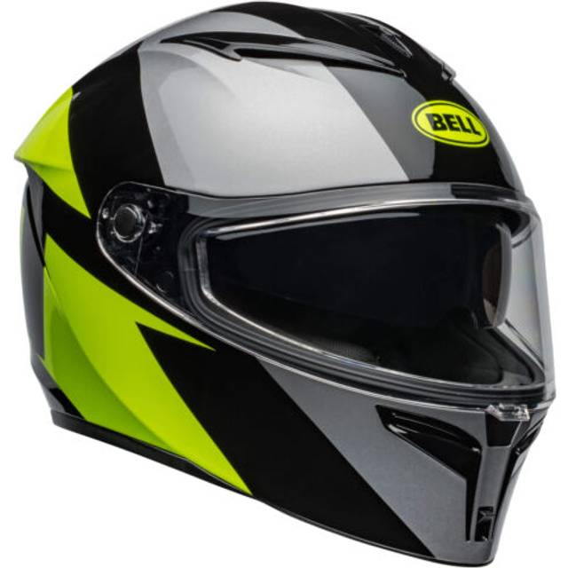 Bell Lithium Shear, full face helmet , color: Black/Grey/Neon-Yellow , size: XL