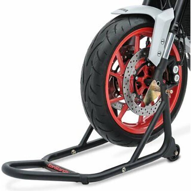 Montageständer Vorderrad schwarz matt passend für Kawasaki Z 650 / 400 / 300 ConStands