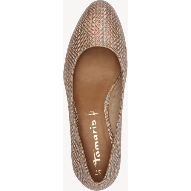 Tamaris Sko Med Kilehæl - Beige
