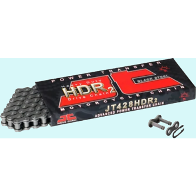 Jt heavy duty motorcycle drive chain 428 x 130 l derbi 125 mulhacen 2007 - 2013