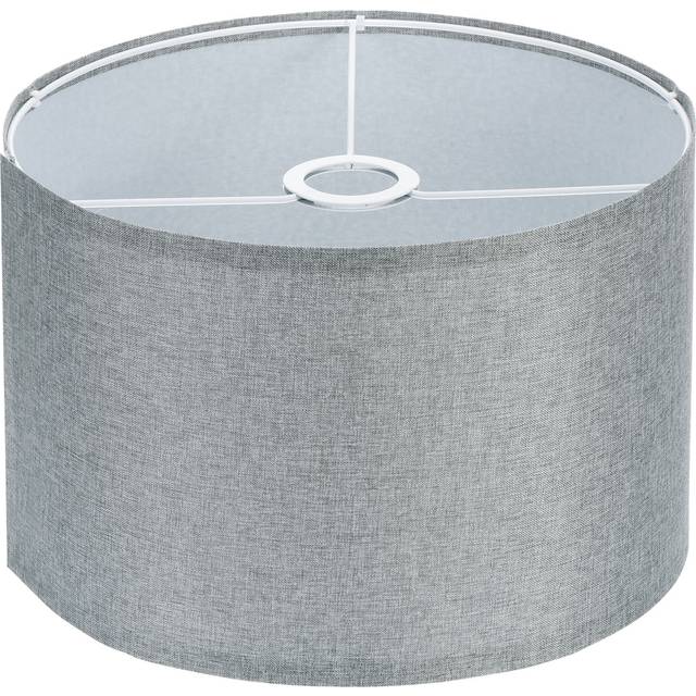 Lamp shades for table floor lamps 12"x8" assembly linen drum lampshade gray