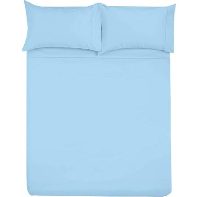 Microfiber RV Sheet Sets  42x80 Bunk  Light Blue Solid  Bed Sheets for Campers  RV's & Travel Trailers Easy Fit Mattress up to 10 Inch Deep
