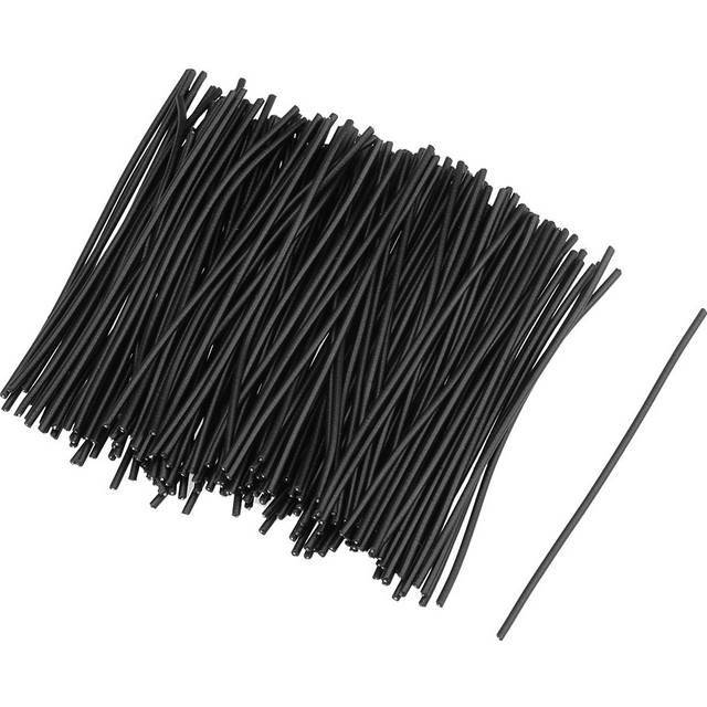 2.4 inches metallic twist ties reusable cable cord wire ties black 500pcs