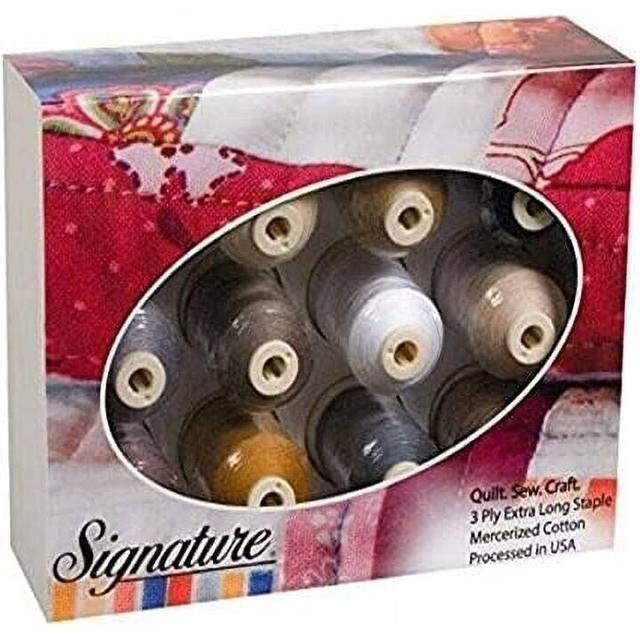 American & Efird Signature 40 Cotton Gift Pack Collection  12 Per Package Thread Set