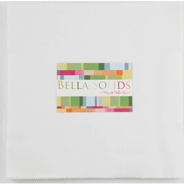 Moda Bella Solids White Junior Layer Cake