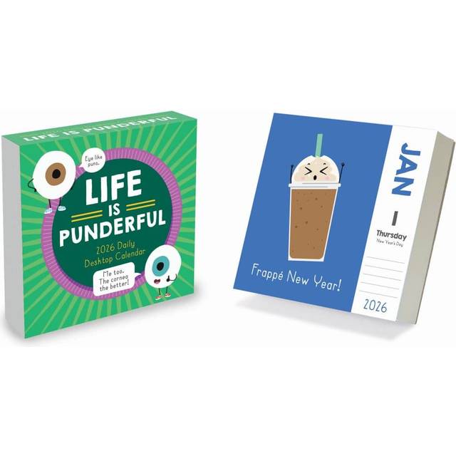 Puns of Fun 2026 Desk Calendar