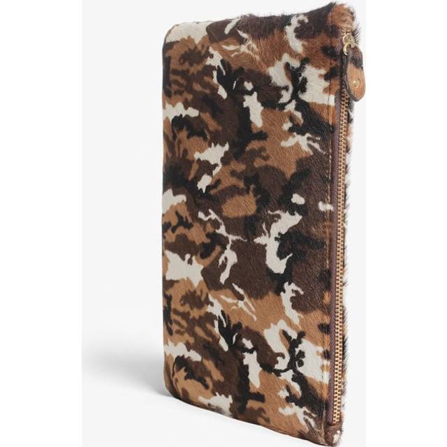 The Case Factory Small Clutch Pony Military White