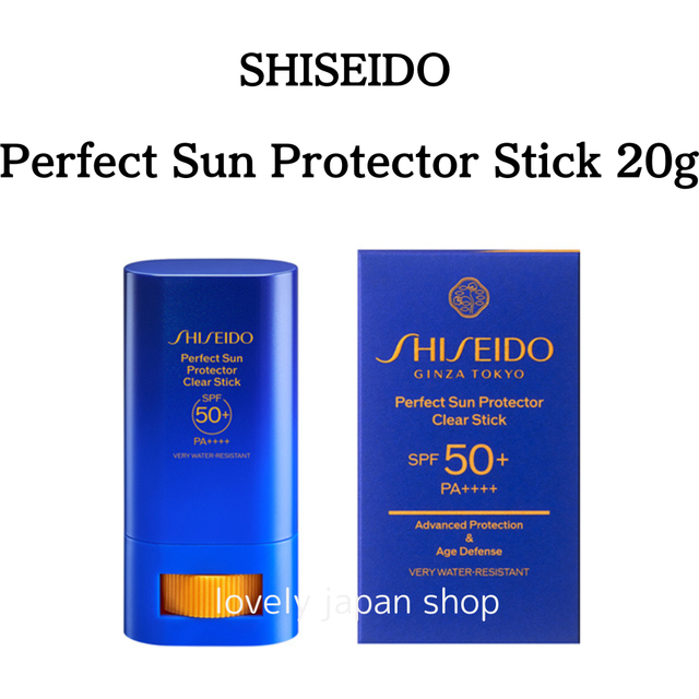 Shiseido - Perfect Sun Protector Clear Stick SPF 50+ PA++++ 20g
