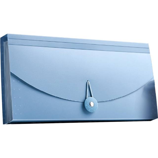 Expanding File Folder 13 Pockets Professional Waterproof Documents File Folder for VAT Invoice pink