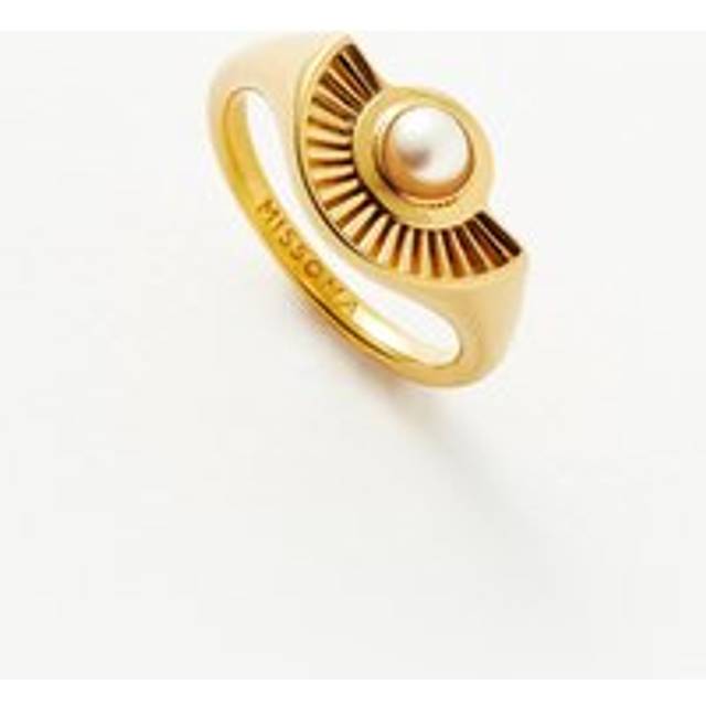 Zenyu Ridge Fan Gemstone Ring