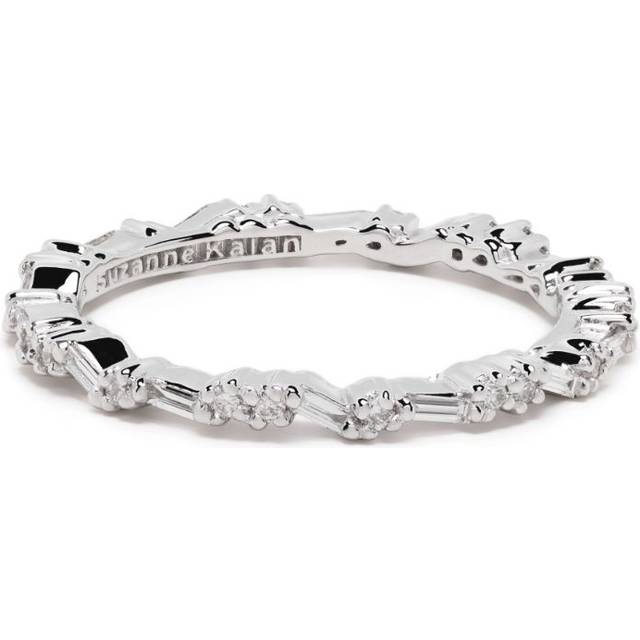 Suzanne Kalan - 18kt white gold Frenzy diamond eternity ring - women - 18kt White Gold/White Diamond - 6 - Silver