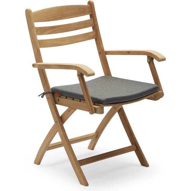 Fritz Hansen - Selandia sittdyna karmstol utomhus charcoal - Dynor &amp; kuddar - Skagerak Design Team - Grå