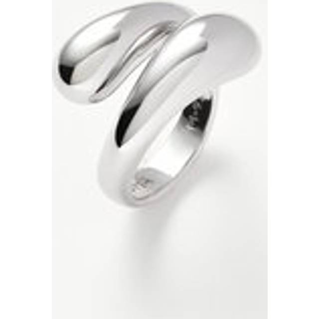 Savi Sculptural Crossover Ring | Sterling Silver