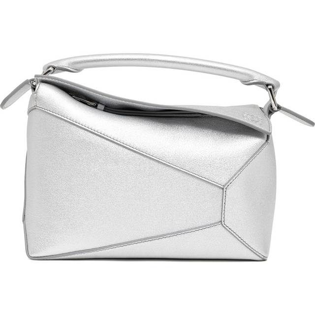 LOEWE - small Puzzle handbag - women - Leather - One Size - Silver