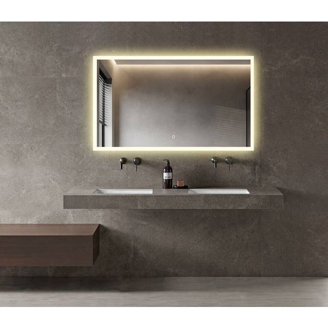 Mikelo Spejl Med LED-Lys CL30 70 x 120 cm