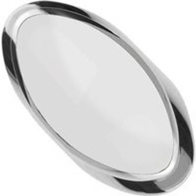 Sterling Silver Bauxite Large Oval Statement Ring
