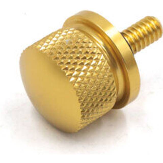 Gold tone aluminium alloy motorcycle seat bolt screw cap nut for harley davidson