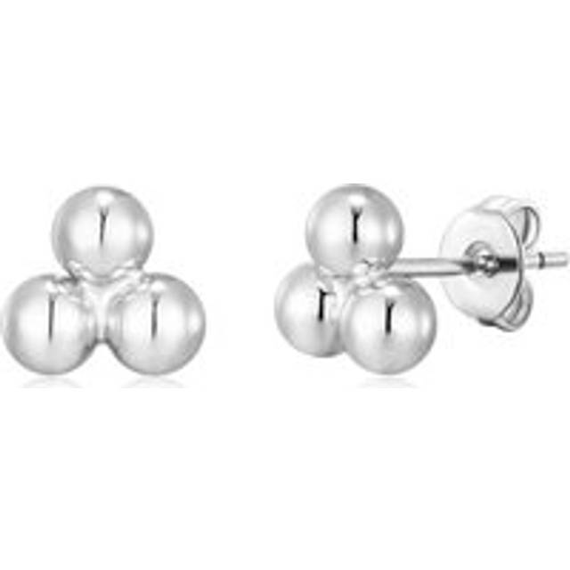 Silver Plated Trinity Earrings