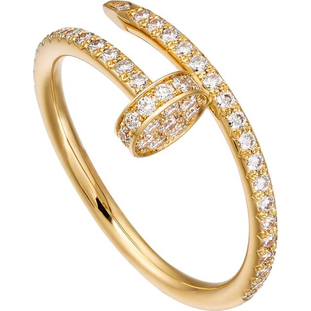 Cartier Yellow Gold and Diamond Juste un Clou Ring - 51