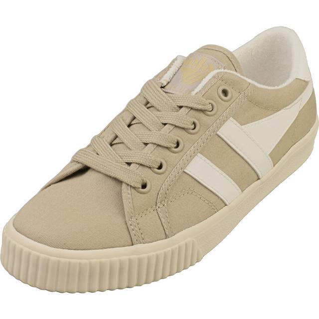 (4) Gola Tennis Mark Cox Womens Fashion Trainers in Bone Off White