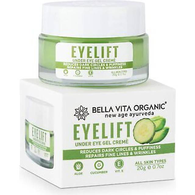 Bella vita organic eyelift eye cream gel for dark circles, puffy eyes, wrinkles