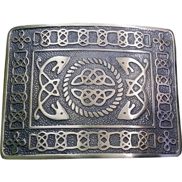 Hm scottish highland swirl celtic design kilt belt buckle antique finish