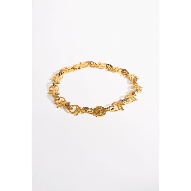 Fierce Folklore Coin Necklace Gold, O/S