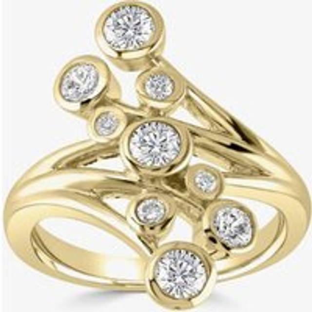 18ct Gold 0.77ct Diamond Wrap Cluster Ring (M 1/2) RL98(0.77CT) M1/2