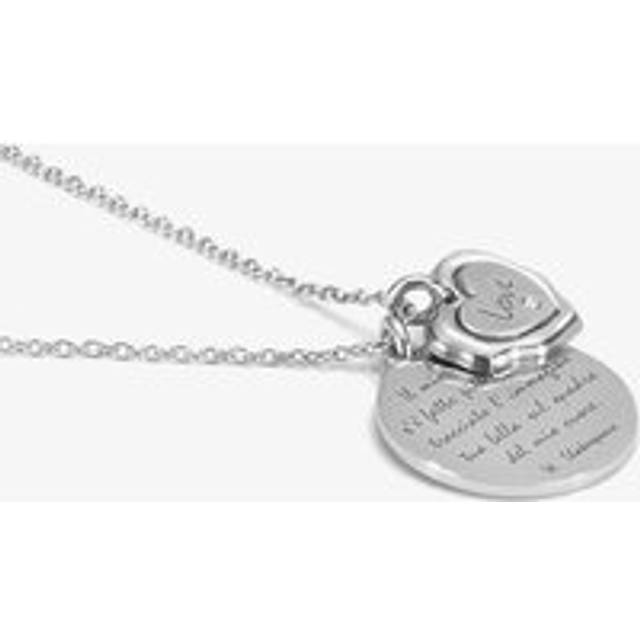 Nomination Poesia Steel Large Heart Disc Pendant 025123/014 - Silver