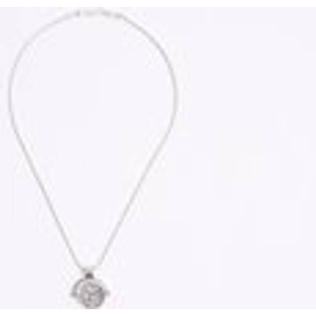 Mens River Island Silver Dragon Spinner Necklace - One Size