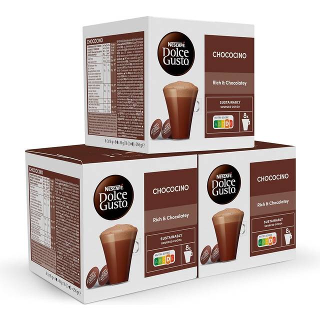Nescafé dolce gusto chococino - total of 48 hot chocolate pods - choco drink m