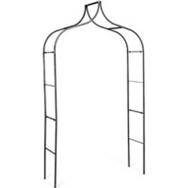 Farringdon Rose Arch Gothic Metal Garden Arch Pergola Plant - Garden Trading