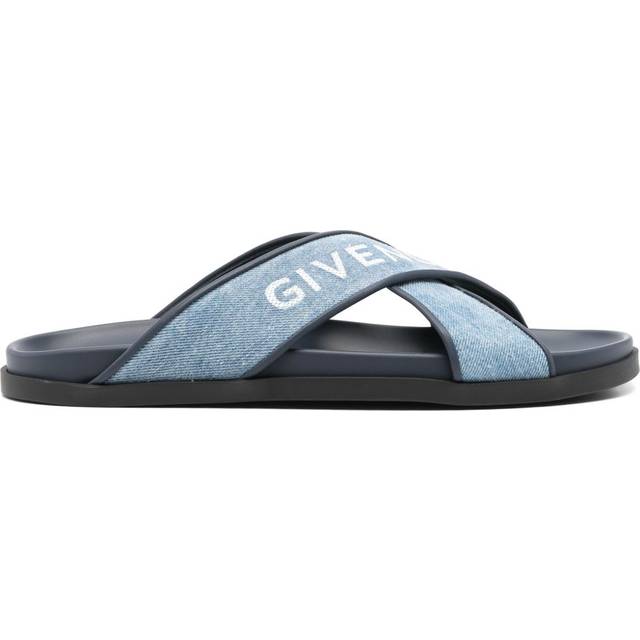 Givenchy - G Plage slides - men - Fabric/Rubber/Rubber/Rubber - 42 - Blue