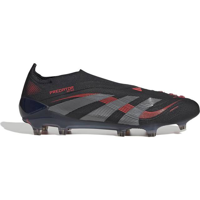 Predator Elite Firm Ground Boots Kids - Core Black / Grey Four / Lucid Red - 12K