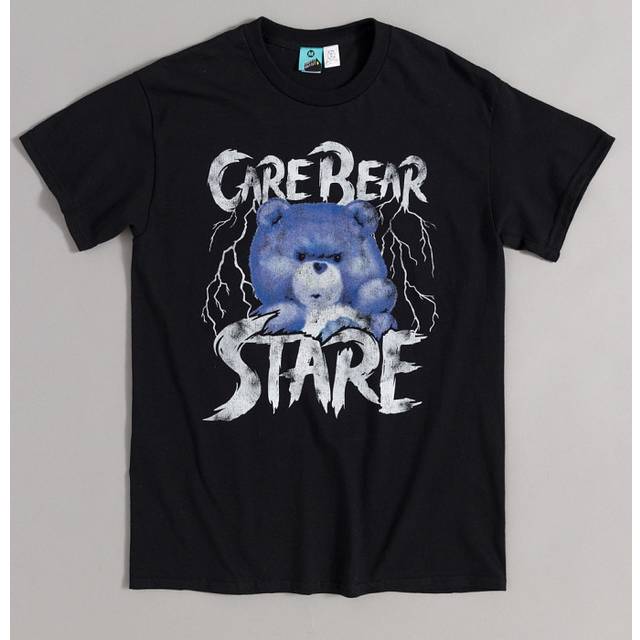 Official care bear stare grumpy bear black t-shirt : s,m,l,xxl,4xl,5xl