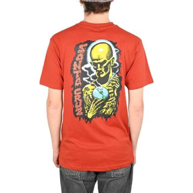 Santa Cruz Kendall Atomic S/S T-Shirt - Dark Rust -  M