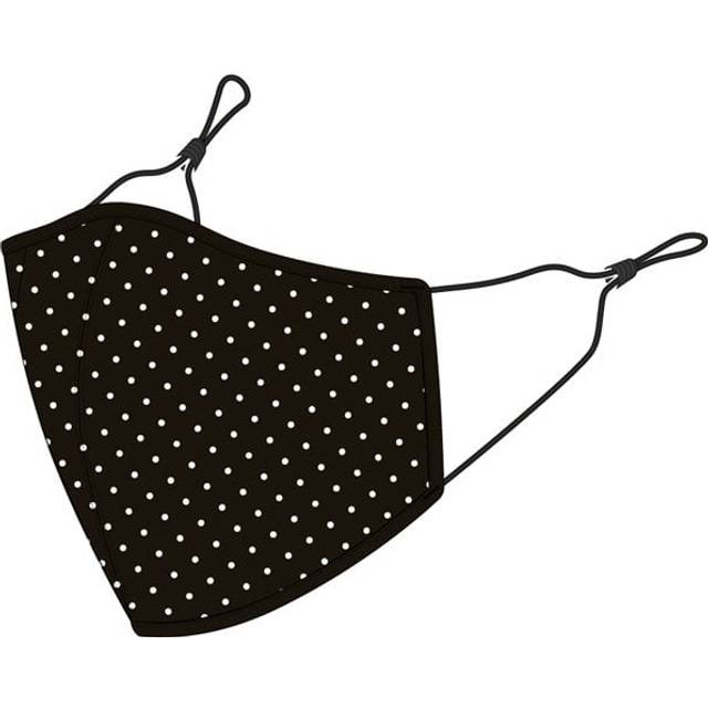Madison 3D Reusable Face mask - Microdot Black/ White (One Size) Size: