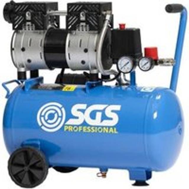 SGS Pro Super Silent 24L Air Compressor - 1HP 4.5CFM