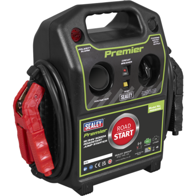 Sealey PRS5000 12/24V Premier RoadStart® Jump Starter 5000A