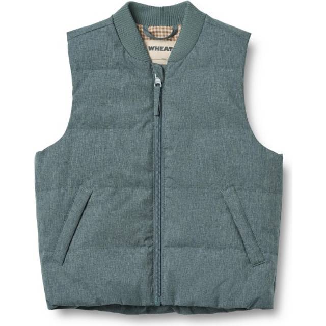 WHEAT - Kid's Puffer Waistcoat Andre - Synthetic vest size 92, grey