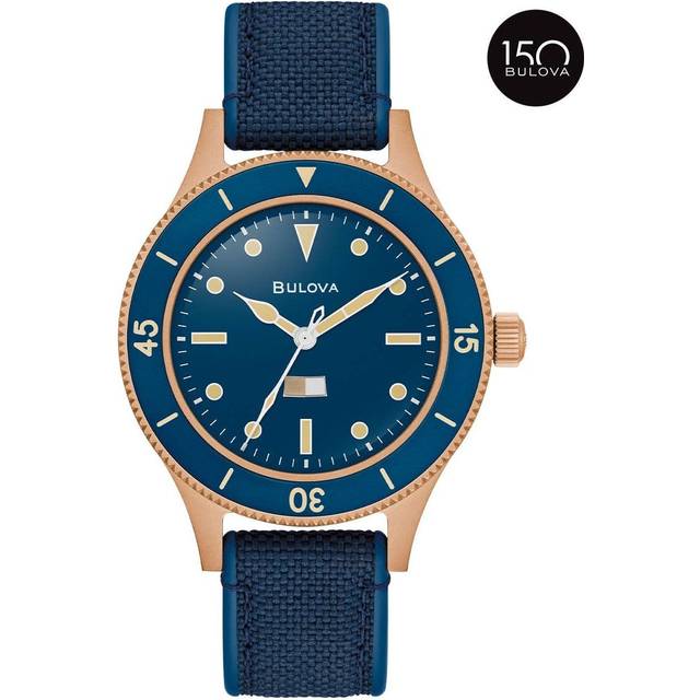 Bulova, Watches, female, Blue, ONE SIZE, Mil-Ships Bronze 150 Ann. Sp. Ed.